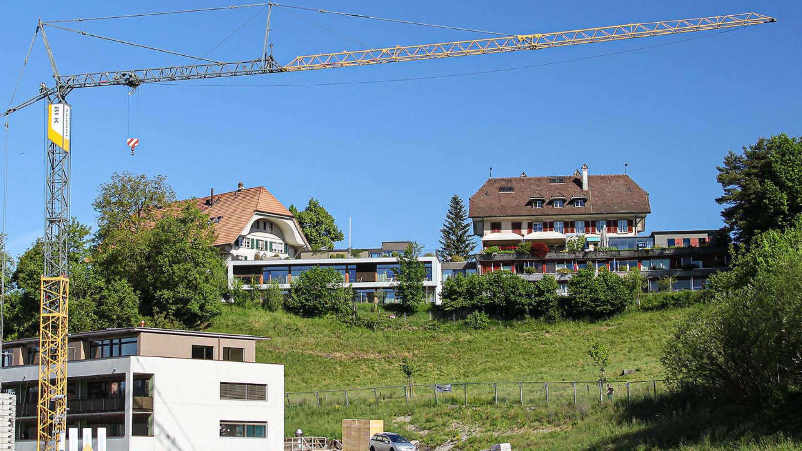 Baustelle Gartenstrasse in Neuenegg